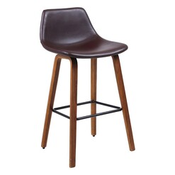 Picture of Rosalla Bar Stool Faux Leather Brown Phil Bee Interiors
