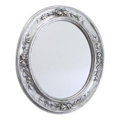 Picture of Rose Ornate Oval Mirror Polyresin Assorted Mes Homewares