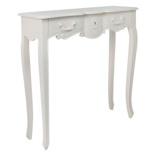 Picture of Rosenna Petite Console Table Wood White Dasch Design