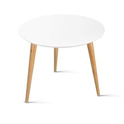 Picture of Round Side Table - White