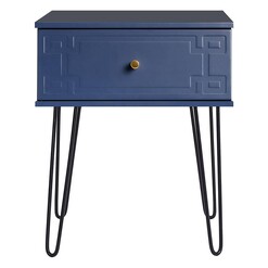 Picture of Royal K Bedside Table, Navy Blue MDF Assorted Emma's Design