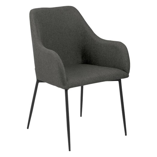 Picture of Rufino Dining Armchair Metal Grey/Black Iniko