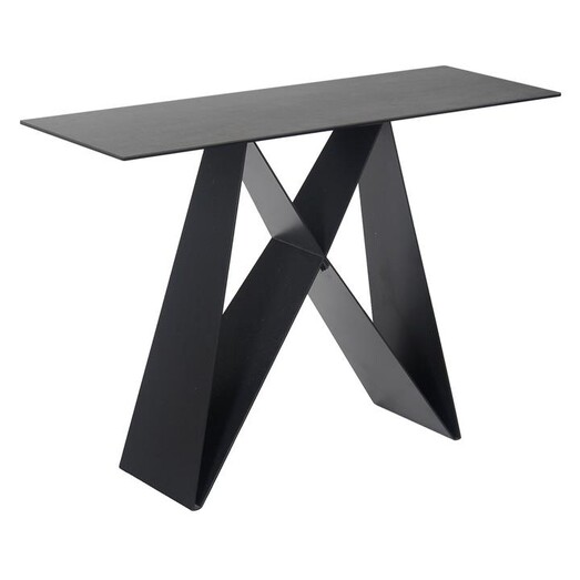 Picture of Rupa Ceramic & Glass Console Table Shadow Grey Bay Road Designs