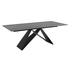 Picture of Rupa Ceramic & Glass Dining Table Shadow Grey Bay Road Designs