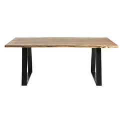 Picture of Ryua Dining Table Size Large in Black/Natural by Vida & Co.