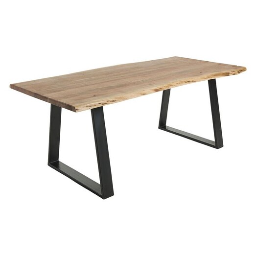Picture of Ryua Dining Table Wood Black/Natural Vida & Co.