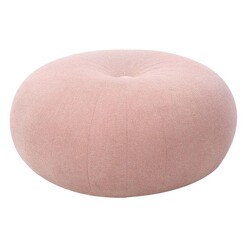 Picture of Sabourin Round Ottoman Polyester Pink HEQS