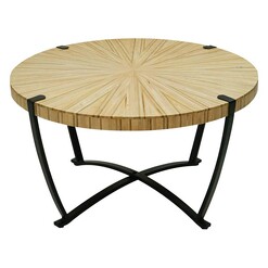 Picture of Saffi Wooden Coffee Table Honey/Black Mise En Scene