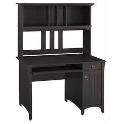 Picture of Salinas Study Desk With Hutch - 120cm - Vintage Black