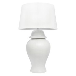 Picture of Salvador Table Lamp in White by CAFE Lighting & Living