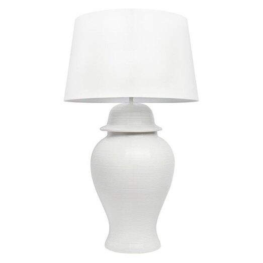 Picture of Salvador Table Lamp in White by CAFE Lighting & Living