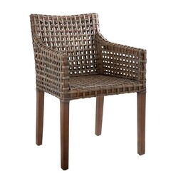 Picture of Samsara Rattan Armchair Natural/Brown Florabelle