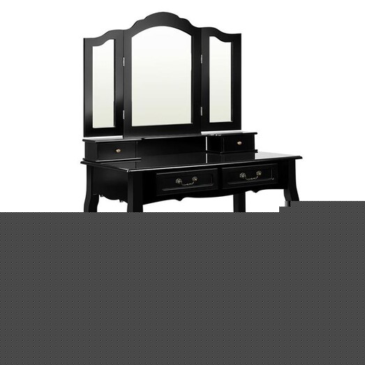 Picture of Sanni Dressing Table & Stool, Large MDF Assorted Resort Living