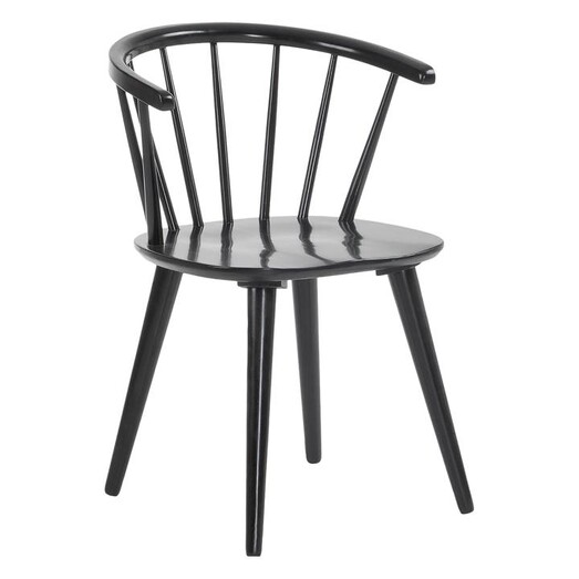 Picture of Sarra Wooden Dining Chair in Black by Vida & Co.