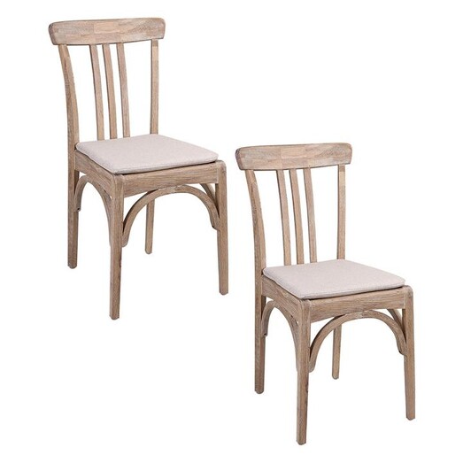 Picture of Savannah Dining Chair (Set of 2) Wood Natural Homeflex