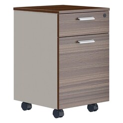 Picture of Sawyer Filing Cabinet with Wheels in Beige by Iniko