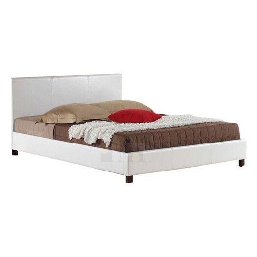 Picture of Scotton Bed, White Faux Leather Rothbury Home Picture of Scotton Bed, White Faux Leather Rothbury Home