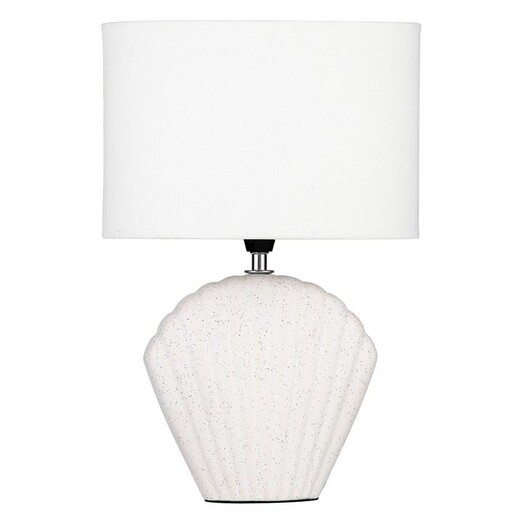 Picture of Seashell Table Lamp in White by Amalfi