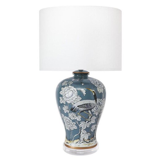 Picture of Seraphine Table Lamp in Blue by CAFE Lighting & Living