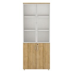 Picture of Sereniti Bookcase MDF Kaldi Wood/White Iniko