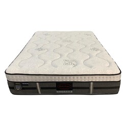 Picture of Serenna Pocket Spring Quilted Mattress Fabric White/Black Rothbury Home