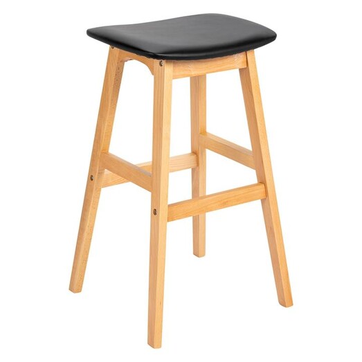 Picture of Set of 2 Bar Stools in Black by U.S Designs