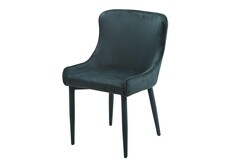 Picture of Set of 2 Juliet Velvet Fabric Dining Chair - Emerald