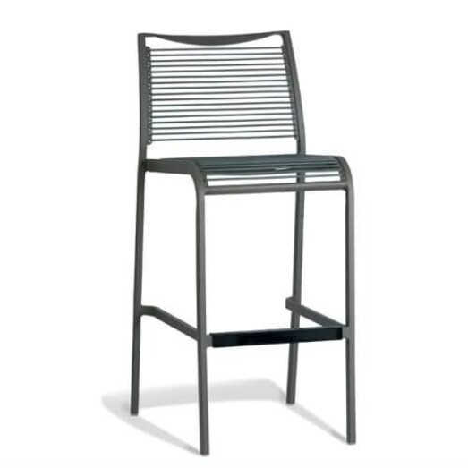 Picture of Set of 2 - Wanika Outdoor Bar Stool 75cm - Grey Picture of Set of 2 - Wanika Outdoor Bar Stool 75cm - Grey