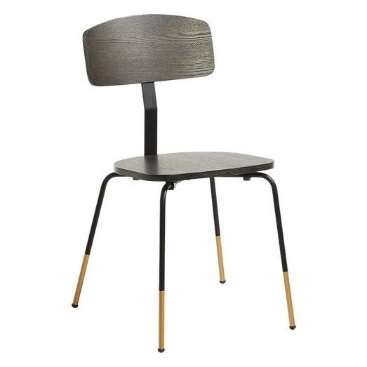 Picture of Seth Timber & Metal Dining Chair Wood Dark Ash Vida & Co. Picture of Seth Timber & Metal Dining Chair Wood Dark Ash Vida & Co.