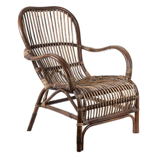 Picture of Seville Rattan Armchair Natural/Brown Florabelle