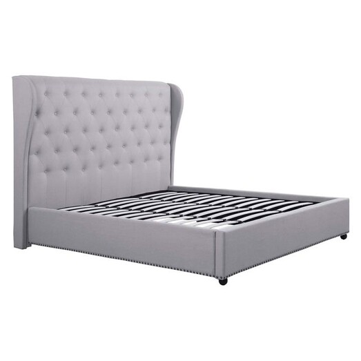 Picture of Sezanne Bed, Grey Fabric Rothbury Home Picture of Sezanne Bed, Grey Fabric Rothbury Home