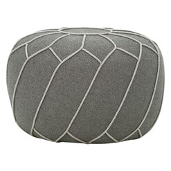 Picture of Sherva Round Fabric Ottoman Polyester Assorted Iniko