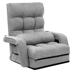 Picture of Sheylam Reclining Armchair Fabric Grey Resort Living