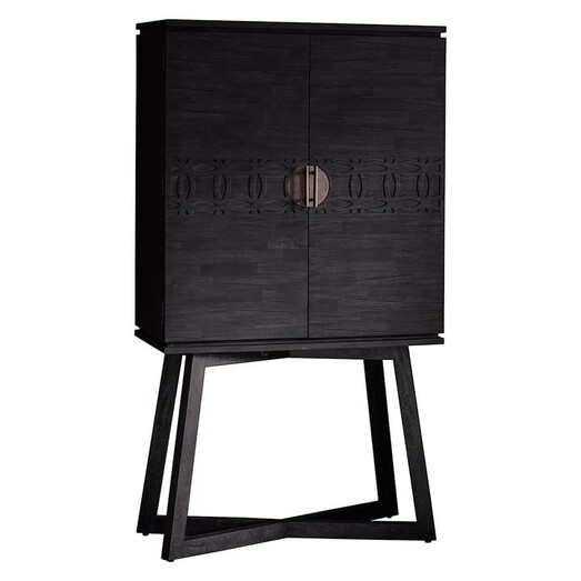 Picture of Shirley Cocktail Cabinet Wood Black Charcoal Castle Road Interiors Picture of Shirley Cocktail Cabinet Wood Black Charcoal Castle Road Interiors