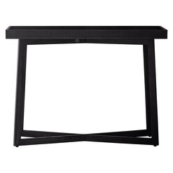 Picture of Shirley Console Table, Black Wood Black Charcoal Castle Road Interiors