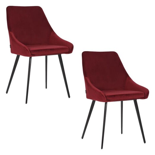 Picture of Shogun Set of 2 Velvet Dining Chairs Assorted casabona