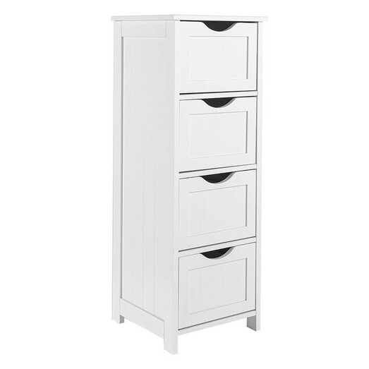 Picture of Sian Chest Of 4 Drawers in White by LiFETCH Picture of Sian Chest Of 4 Drawers in White by LiFETCH
