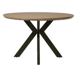 Picture of Sibley Round Dining Table in Oak by Bay Road Designs