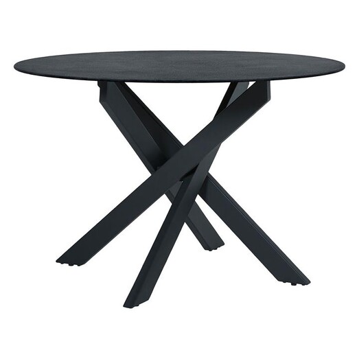 Picture of Sieda Stone Round Dining Table Black Iniko