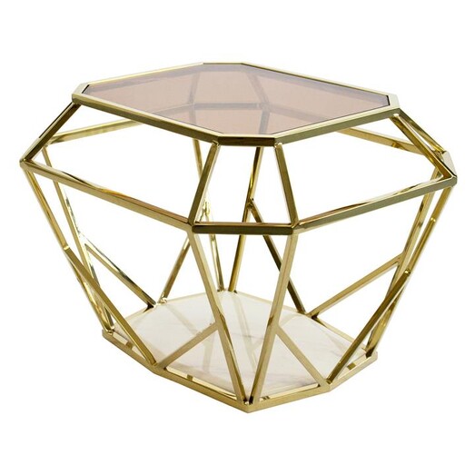 Picture of Sien Coffee Table Metal Gold D&D Design