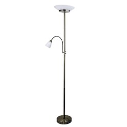 Picture of Siena Floor Lamp in Antique Brass by Stylux Lighting