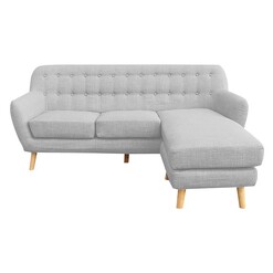 Picture of Silia 3-Seater Left Chaise Sofa Linen Assorted Unique Home