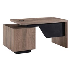 Picture of Simon Executive Office Desk in Black by Iniko