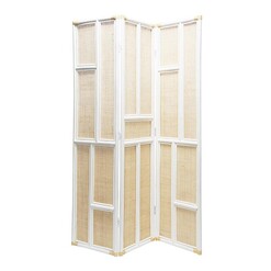 Picture of Sketsel Rattan Screen Natural/White BANYAN HOME
