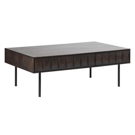 Picture of Slater Lamella Coffee Table MDF Dark Brown/Black Iniko