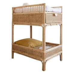 Picture of Sofia Rattan Baby Change Table with Mattress Natural Abide Interiors