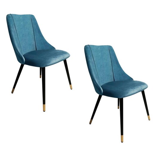 Picture of Sofia Velvet Dining Chair (Set of 2) Blue HOMESTAR