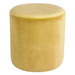 Picture of Sohao Velvet Ottoman Size Small in Mustard by D&D Design