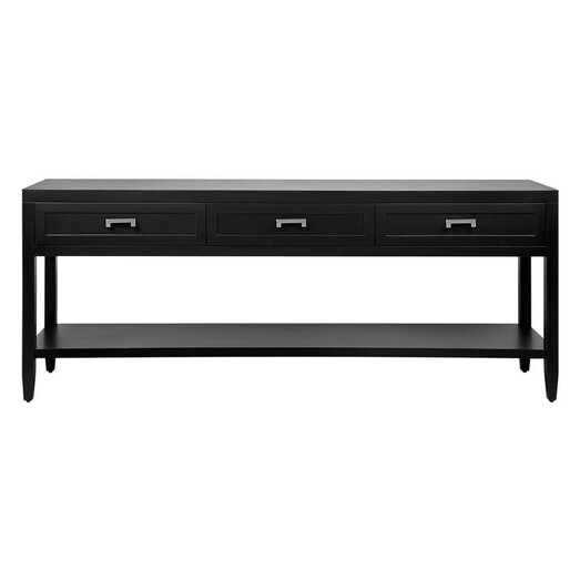Picture of Soloman Console Table in Black by CAFE Lighting & Living