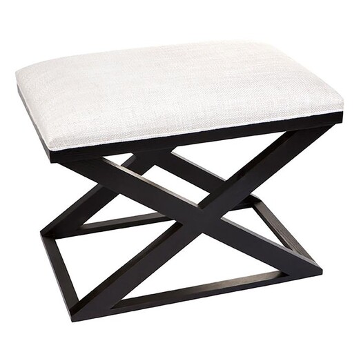 Picture of Spencer Linen Stool Fabric Assorted CAFE Lighting & Living